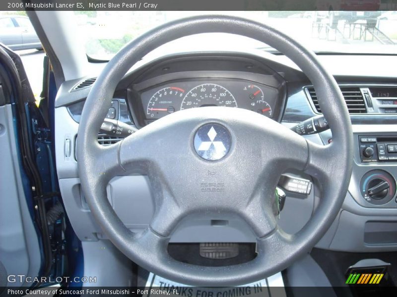 Mystic Blue Pearl / Gray 2006 Mitsubishi Lancer ES
