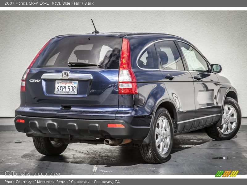 Royal Blue Pearl / Black 2007 Honda CR-V EX-L
