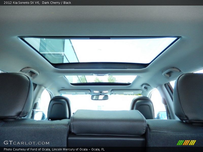 Dark Cherry / Black 2012 Kia Sorento SX V6