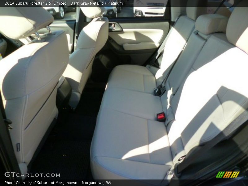 Dark Gray Metallic / Platinum 2014 Subaru Forester 2.5i Limited