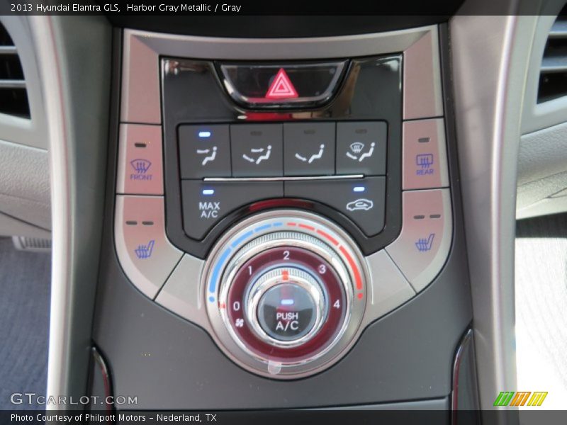 Harbor Gray Metallic / Gray 2013 Hyundai Elantra GLS