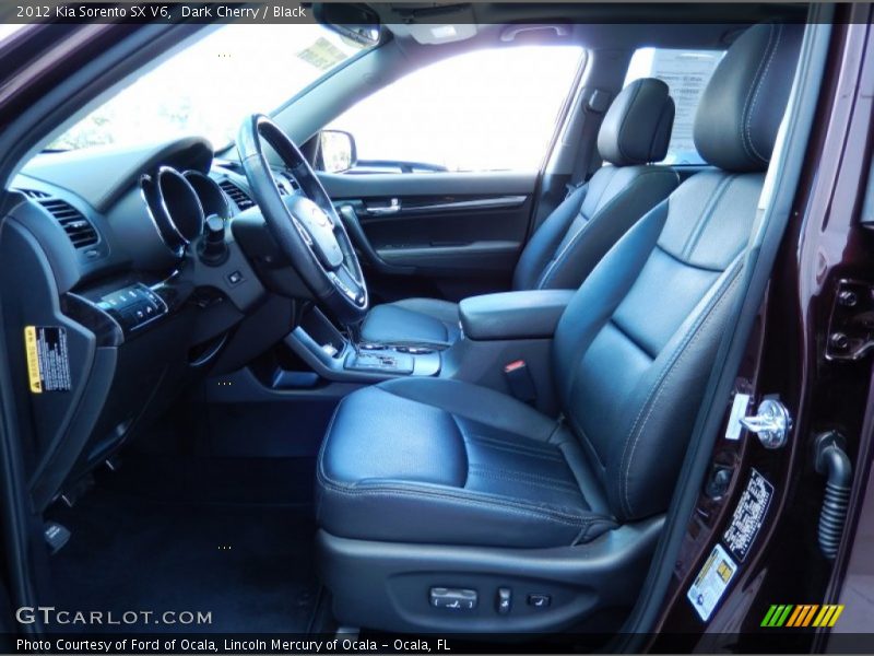Dark Cherry / Black 2012 Kia Sorento SX V6