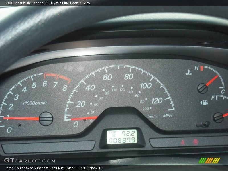Mystic Blue Pearl / Gray 2006 Mitsubishi Lancer ES