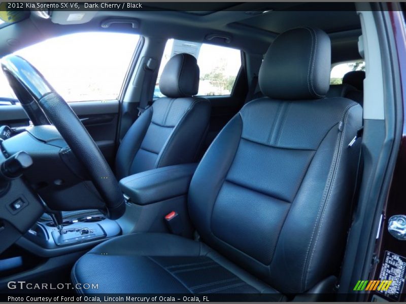 Dark Cherry / Black 2012 Kia Sorento SX V6