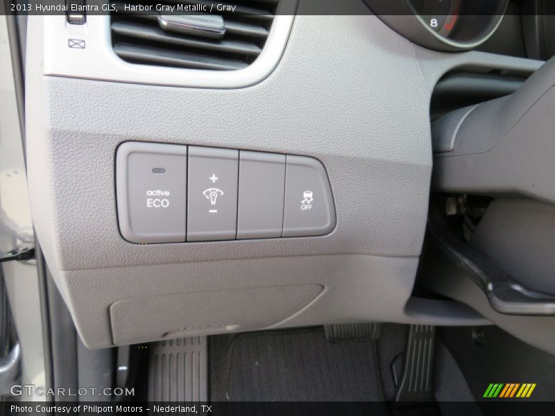Harbor Gray Metallic / Gray 2013 Hyundai Elantra GLS