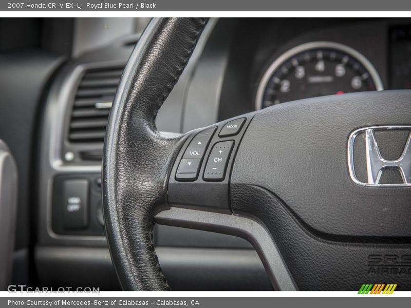Royal Blue Pearl / Black 2007 Honda CR-V EX-L