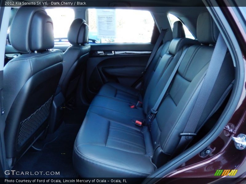 Dark Cherry / Black 2012 Kia Sorento SX V6