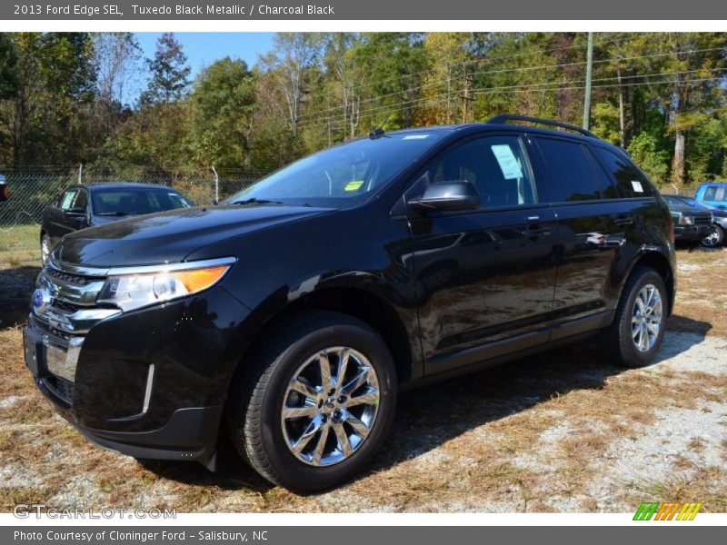 Tuxedo Black Metallic / Charcoal Black 2013 Ford Edge SEL