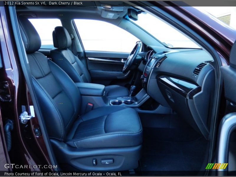 Dark Cherry / Black 2012 Kia Sorento SX V6