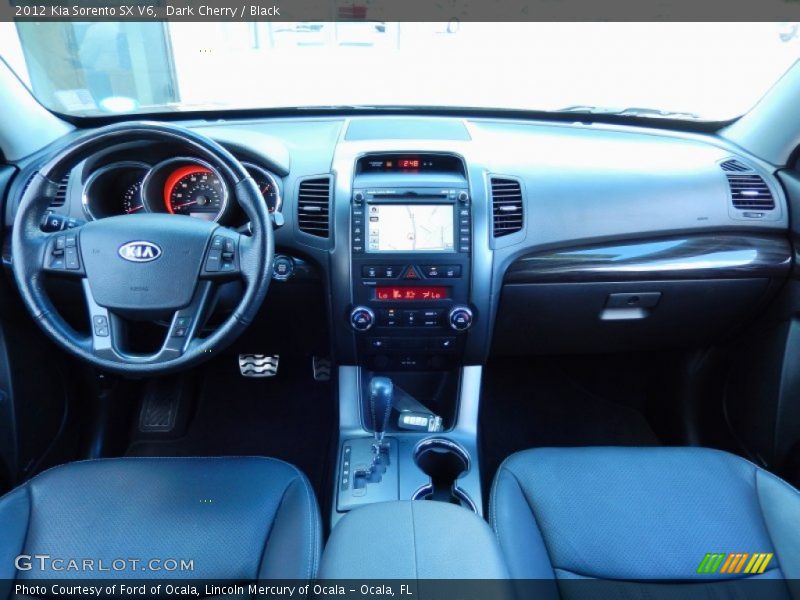 Dark Cherry / Black 2012 Kia Sorento SX V6