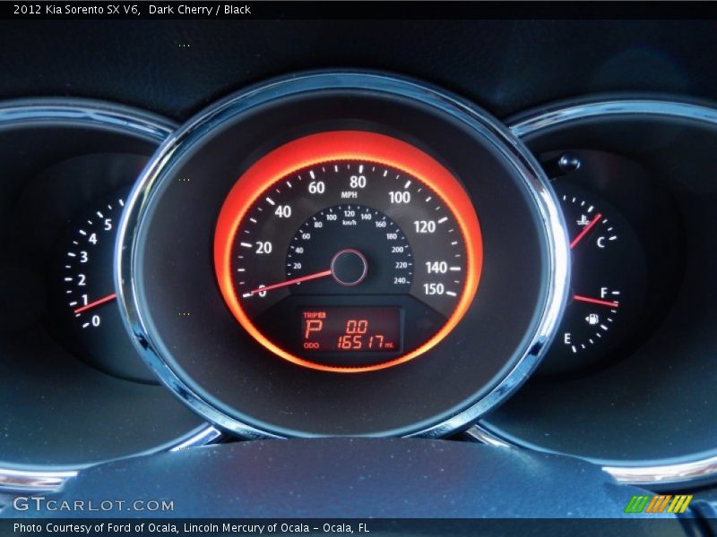 Dark Cherry / Black 2012 Kia Sorento SX V6
