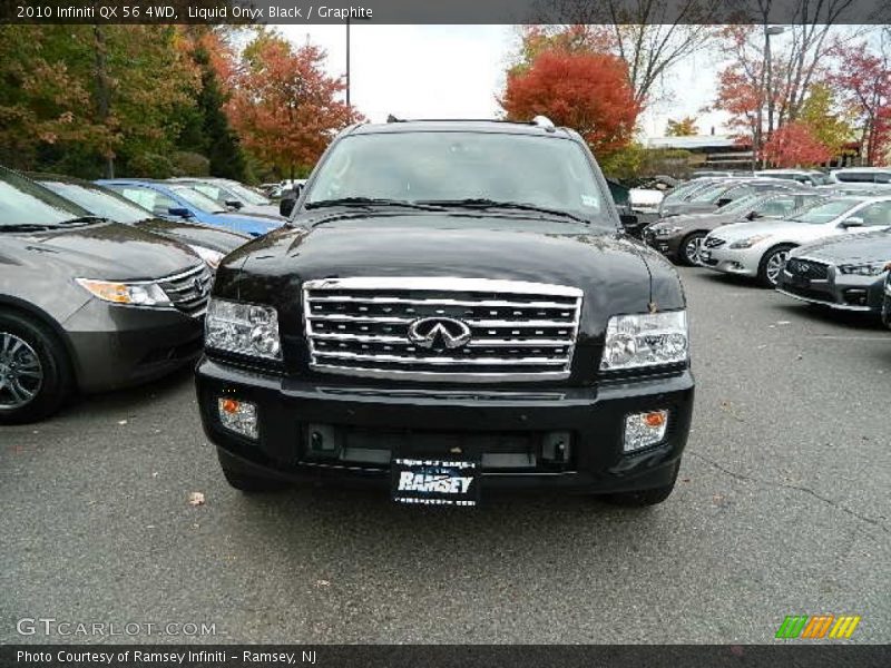 Liquid Onyx Black / Graphite 2010 Infiniti QX 56 4WD