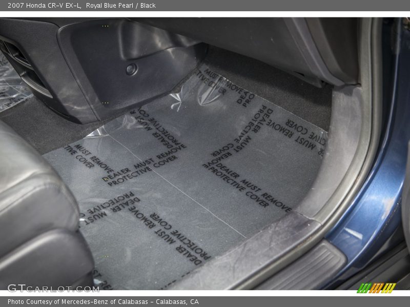 Royal Blue Pearl / Black 2007 Honda CR-V EX-L