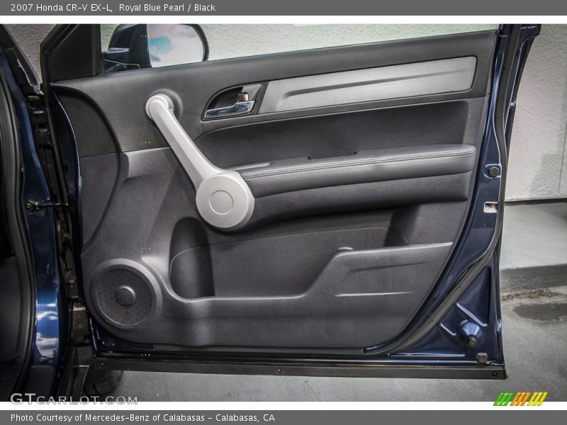 Royal Blue Pearl / Black 2007 Honda CR-V EX-L