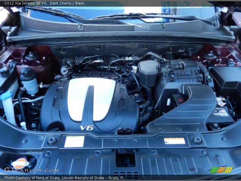 Dark Cherry / Black 2012 Kia Sorento SX V6
