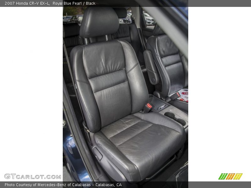 Royal Blue Pearl / Black 2007 Honda CR-V EX-L