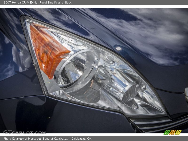 Royal Blue Pearl / Black 2007 Honda CR-V EX-L