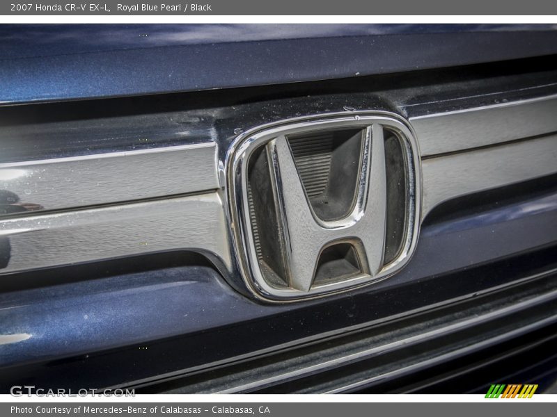 Royal Blue Pearl / Black 2007 Honda CR-V EX-L