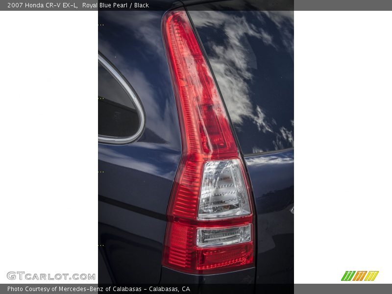 Royal Blue Pearl / Black 2007 Honda CR-V EX-L
