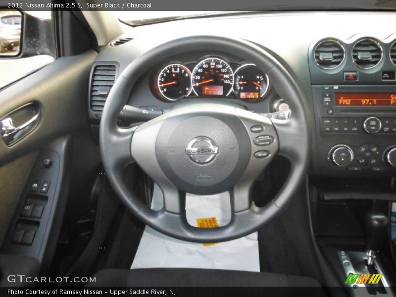 Super Black / Charcoal 2012 Nissan Altima 2.5 S