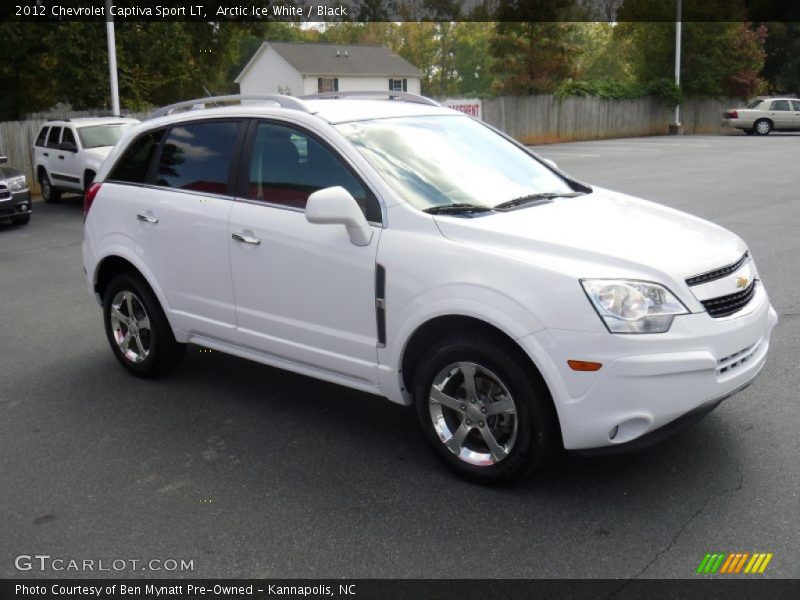 Arctic Ice White / Black 2012 Chevrolet Captiva Sport LT