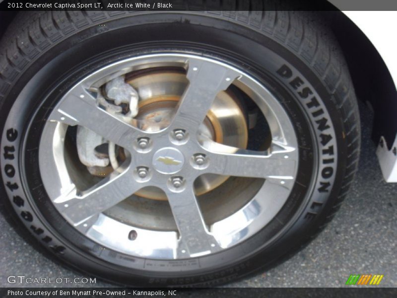 Arctic Ice White / Black 2012 Chevrolet Captiva Sport LT