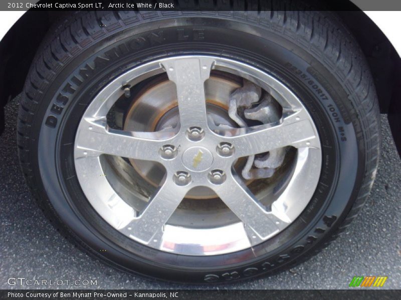 Arctic Ice White / Black 2012 Chevrolet Captiva Sport LT