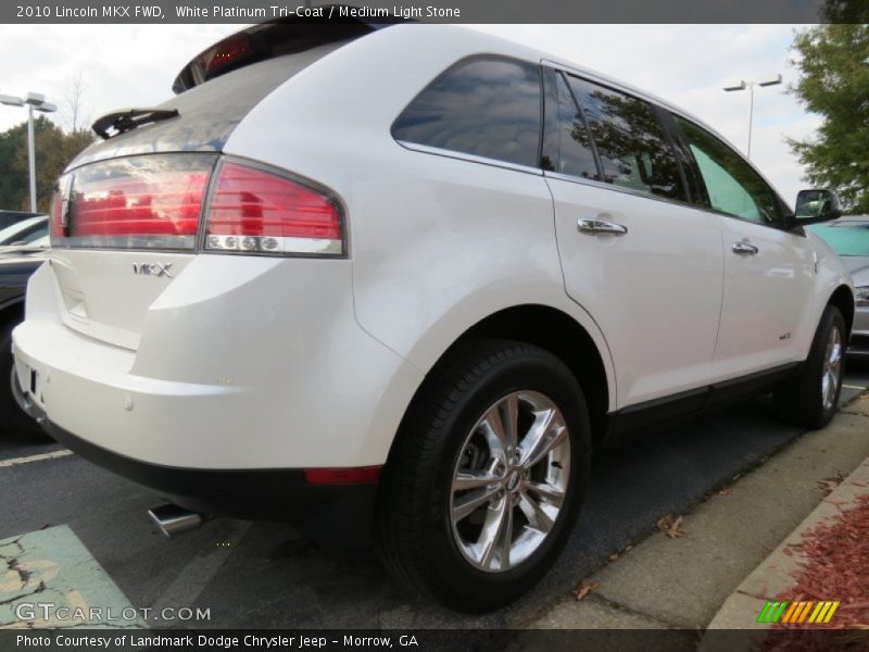 White Platinum Tri-Coat / Medium Light Stone 2010 Lincoln MKX FWD