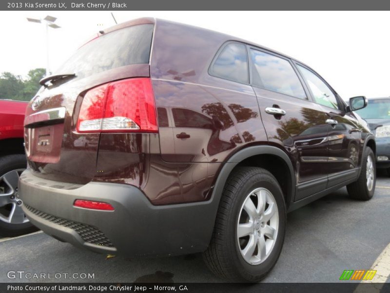 Dark Cherry / Black 2013 Kia Sorento LX