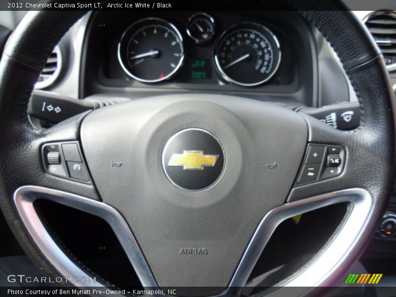 Arctic Ice White / Black 2012 Chevrolet Captiva Sport LT