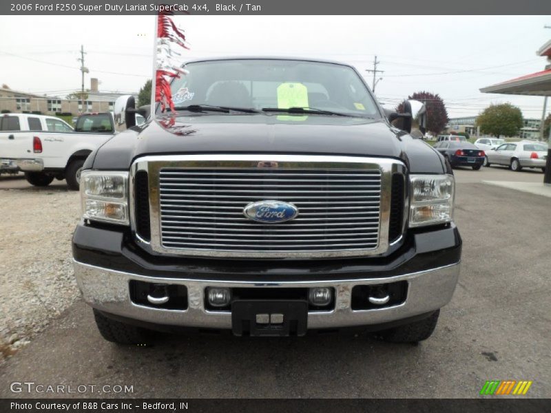 Black / Tan 2006 Ford F250 Super Duty Lariat SuperCab 4x4