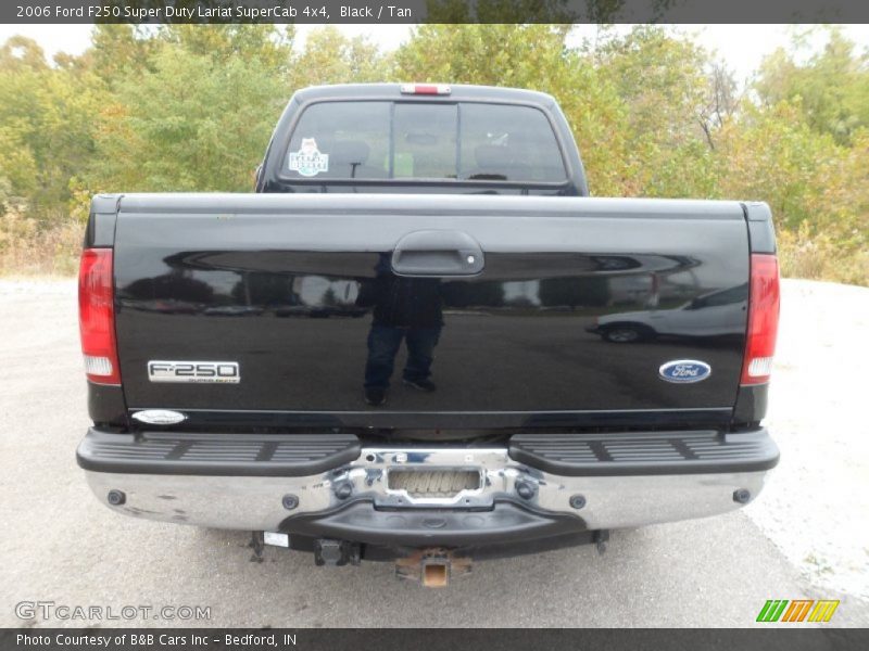 Black / Tan 2006 Ford F250 Super Duty Lariat SuperCab 4x4