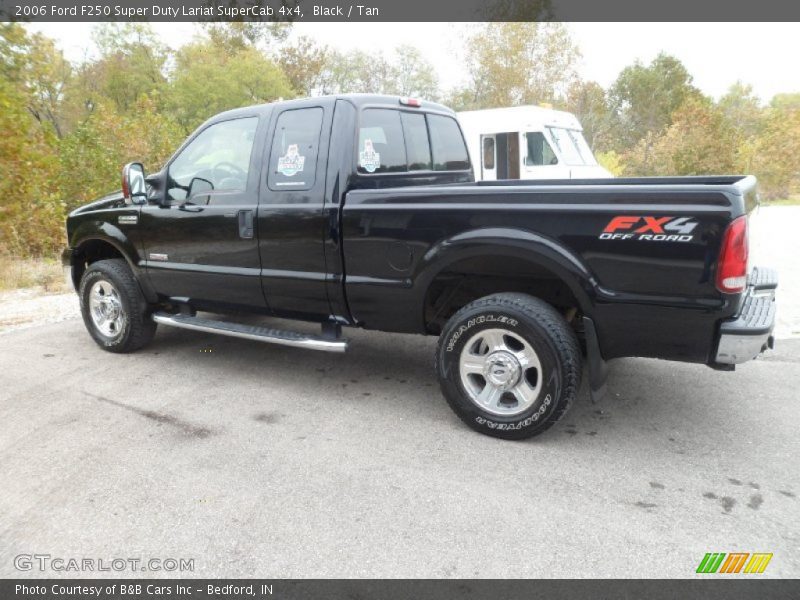 Black / Tan 2006 Ford F250 Super Duty Lariat SuperCab 4x4