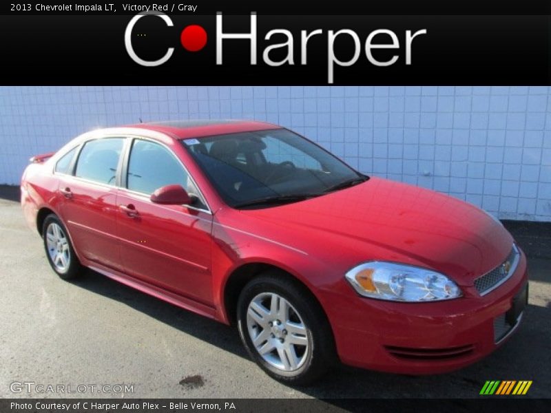 Victory Red / Gray 2013 Chevrolet Impala LT