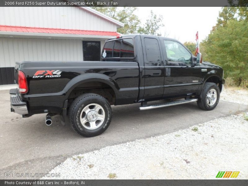 Black / Tan 2006 Ford F250 Super Duty Lariat SuperCab 4x4