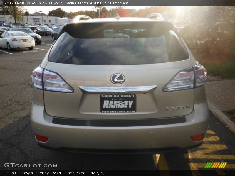 Satin Cashmere Metallic / Parchment 2012 Lexus RX 450h AWD Hybrid