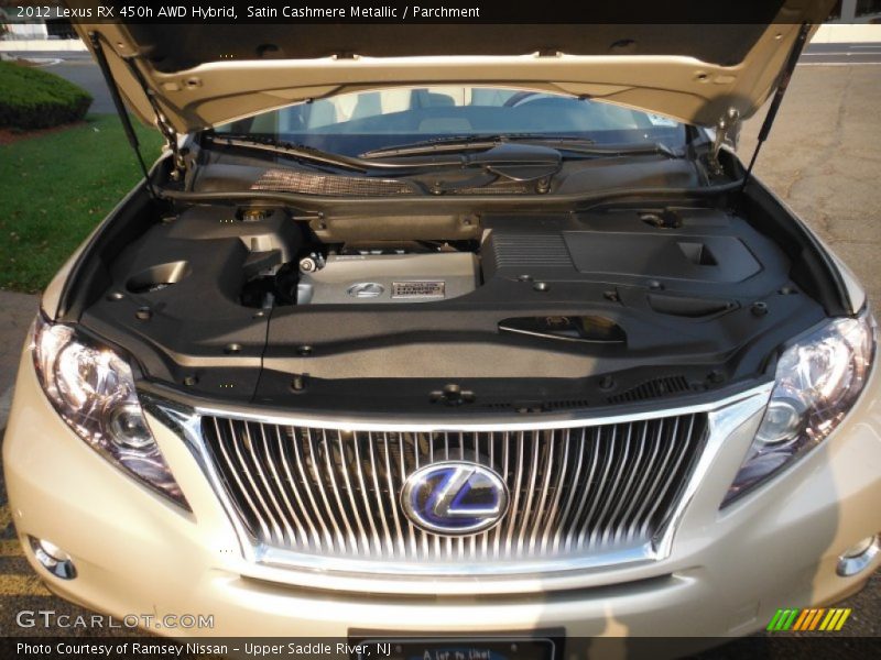 Satin Cashmere Metallic / Parchment 2012 Lexus RX 450h AWD Hybrid