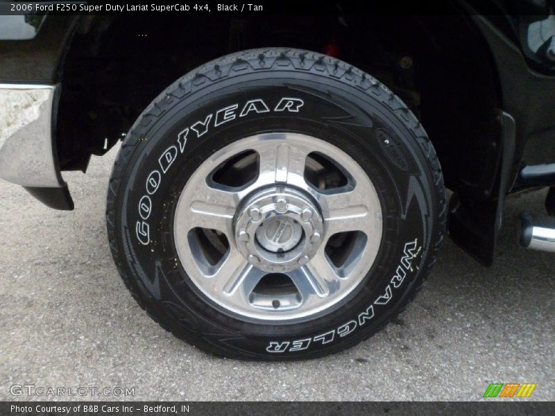 Black / Tan 2006 Ford F250 Super Duty Lariat SuperCab 4x4