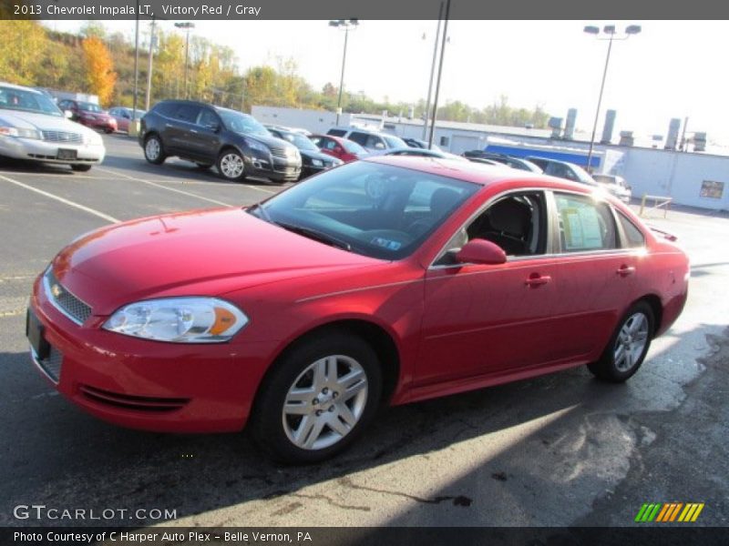 Victory Red / Gray 2013 Chevrolet Impala LT