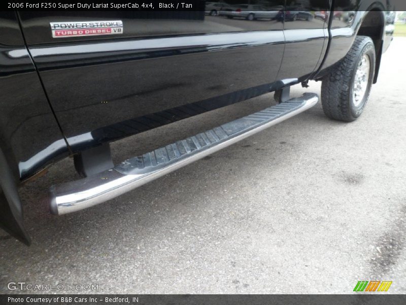 Black / Tan 2006 Ford F250 Super Duty Lariat SuperCab 4x4