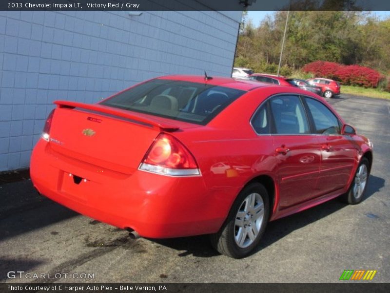 Victory Red / Gray 2013 Chevrolet Impala LT