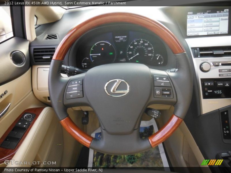 Satin Cashmere Metallic / Parchment 2012 Lexus RX 450h AWD Hybrid