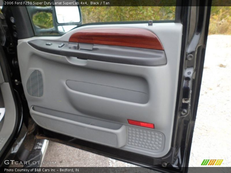 Black / Tan 2006 Ford F250 Super Duty Lariat SuperCab 4x4