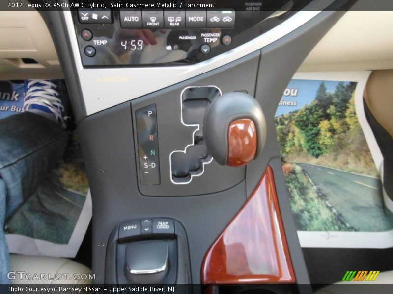Satin Cashmere Metallic / Parchment 2012 Lexus RX 450h AWD Hybrid