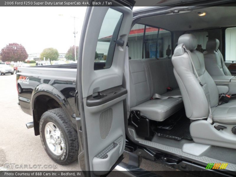 Black / Tan 2006 Ford F250 Super Duty Lariat SuperCab 4x4