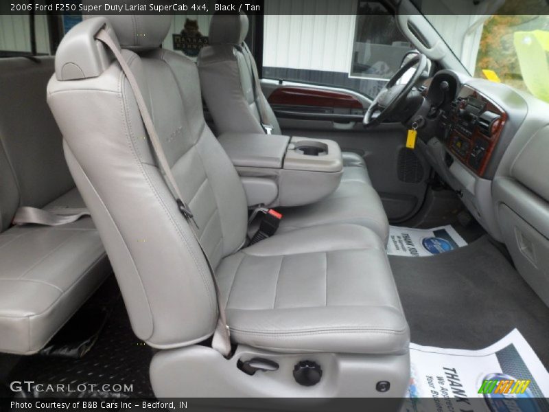 Black / Tan 2006 Ford F250 Super Duty Lariat SuperCab 4x4
