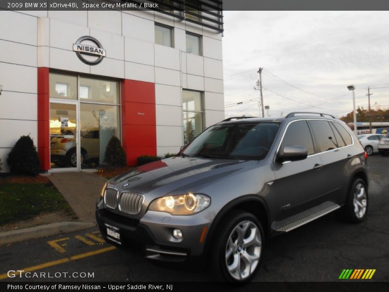 Space Grey Metallic / Black 2009 BMW X5 xDrive48i
