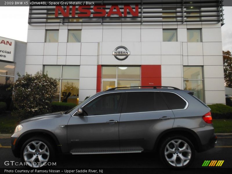 Space Grey Metallic / Black 2009 BMW X5 xDrive48i