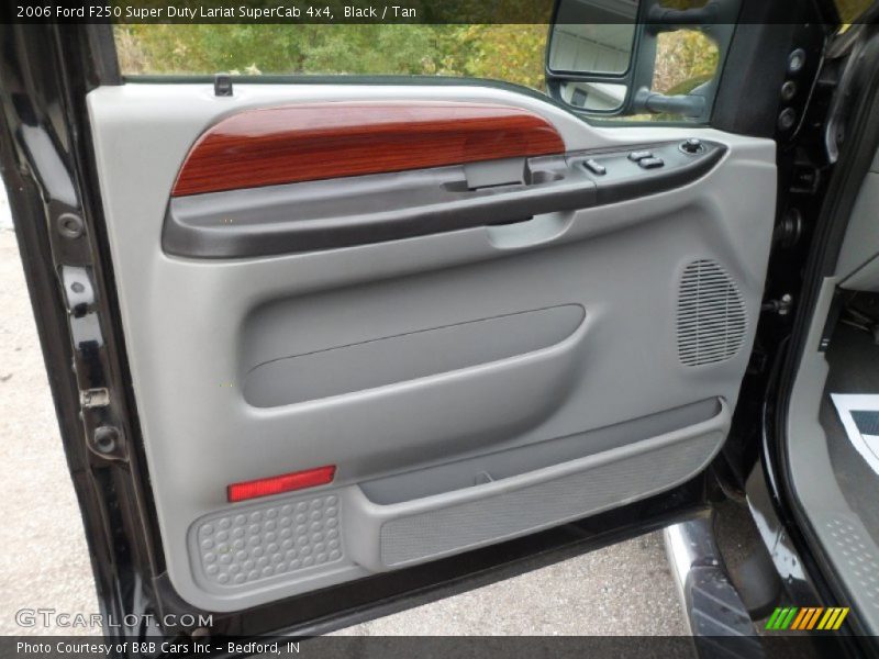 Black / Tan 2006 Ford F250 Super Duty Lariat SuperCab 4x4