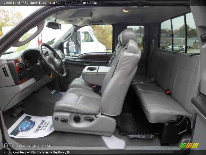 Black / Tan 2006 Ford F250 Super Duty Lariat SuperCab 4x4